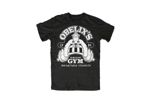 Germane Fix Obelix Gym T-Shirt BRAUN Gallier Germane Gym Idefix 