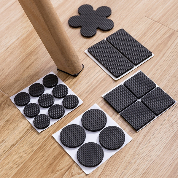 12 Round Rubber Non-Slip Pads