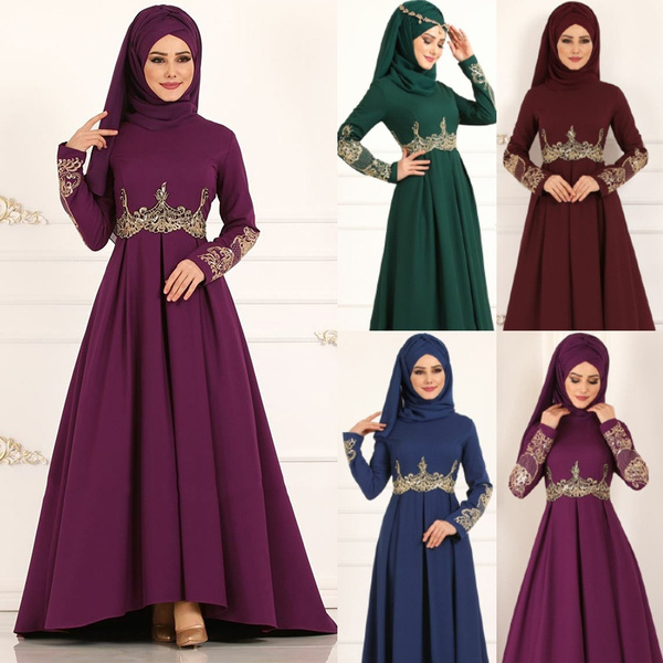 muslim party gown