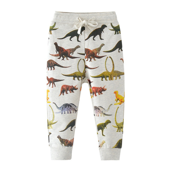Dinosaur Baby Boys Straight Pants Kids Boys Full Length Sweaterpants ...