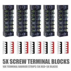 wirebarrierblock, positionterminalblock, wireterminal, 6positionterminalblockset