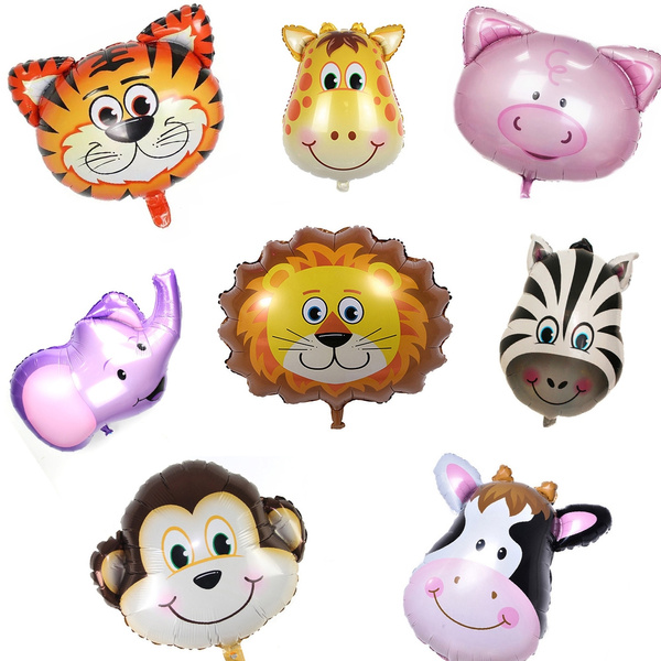 zoo animals clipart pictures of balloons