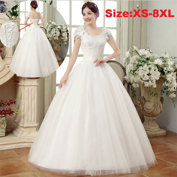 Plus size Off shoulder White Color Embroidered Bride Dress Beautiful ...