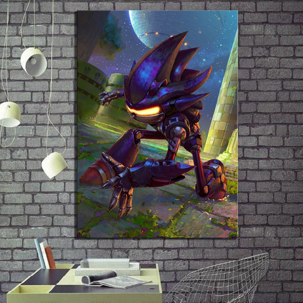 Sonic the Hedgehog, an art canvas by Retro Game Art - INPRNT