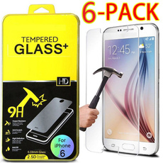 6 Pcs Ultra Slim Tempered Glass Film Screen Protector Shockproof Cover for IPhone X 4 4s 5 5s 6 6s 7 7s 8 Plus glass huawei P8 P9 P10 lite mate7 8 9 samsung A3 A5 A7 A8 S3 S4 S5 S6 S7 S8 J3 J5 J7 2016 prime