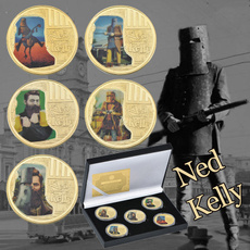 goldplated, Collectibles, goldplatedcoin, nedkellycommemorativecoin
