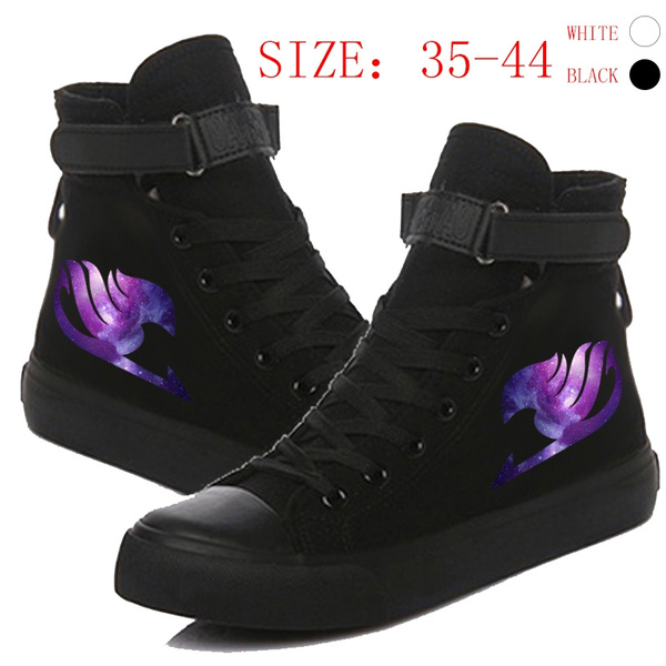Gumstyle Fairy Tail Anime Unisex High Top Canvas Shoes Fashion Sneakers Lace-up Flat Shoes