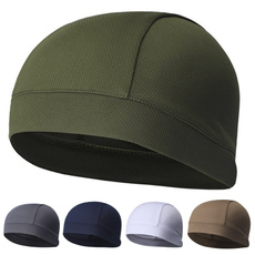 Summer Absorb Sweat Breathable Elastic Riding Skull Cap Solid Color Outdoor Sport Quick-Dry Cycling Cap For Women Men