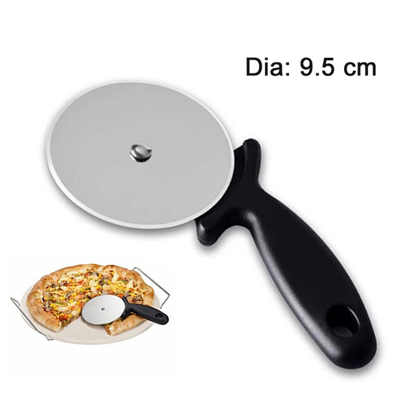 3 inch Diameter Commercial Grade Pizza Wheel Cutter w Anti-Slip Handle