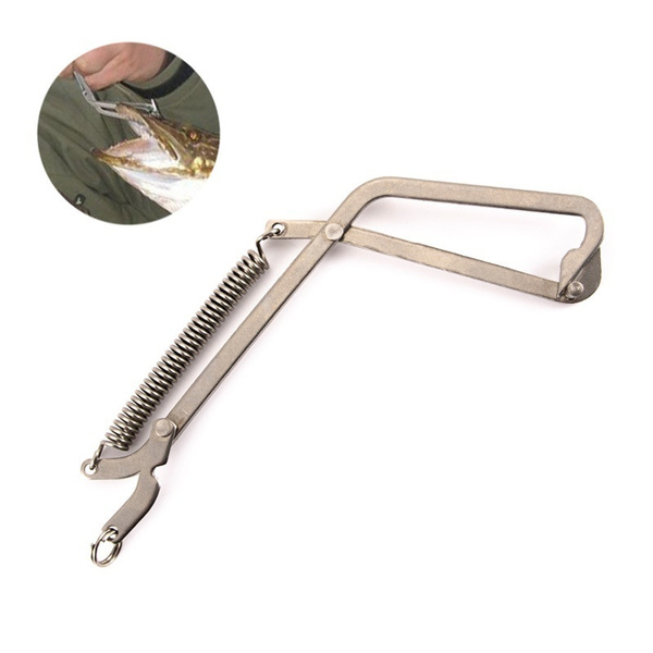Fishing Hooks Stainless Steel Crab Grabber Grabbing Tool Clamp Pike Trap  Fishing Tackles