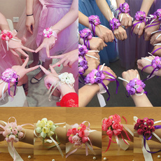 flowerhandband, Flowers, Wristbands, Wedding