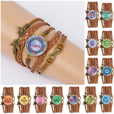 infinity bracelet, brown, gypsyjewelry, leathercuffbracelet