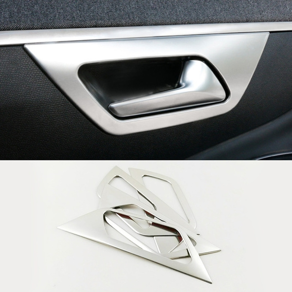 Door Handle Bowl Cover Interior Decoration Trim for PEUGEOT 3008 GT 4008  5008 Car Accessories Styling 2017 2018