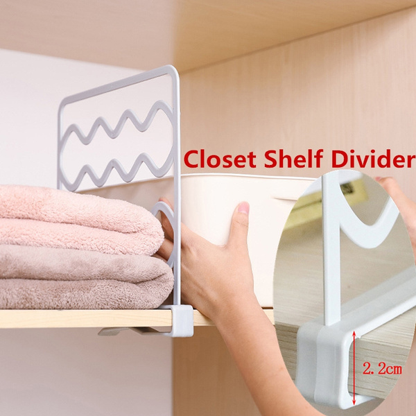 Closet Shelf Divider Wardrobe Partition Shelves Divider Clothes