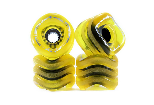 Shark Wheels Longboard Sidewinder Tech 70mm 78a Aqua New Free Skate Tool