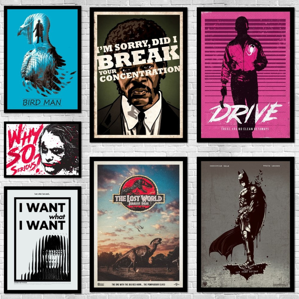 movie poster wall art