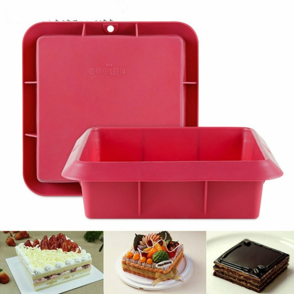 Silicone Forms Square Cake Pan Silicone Molds for Baking Bread Pie