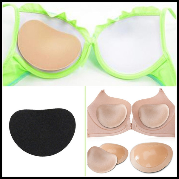 1 Pair Breast Enhancer Gel Silicone Bra Pads Inserts Bikini Push