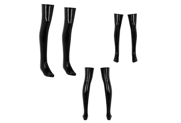 Patent Leather Thigh High Stockings 