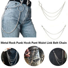 hip hop jewelry, Chain, pants, punk