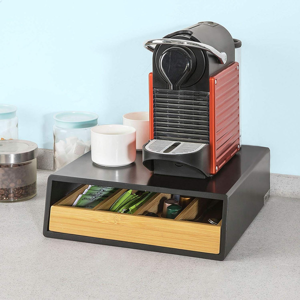 FRG179-WN Capsulehouder voor koffie Koffiecapsule houder Bamboe