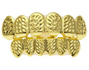goldplated, Grill, hip hop jewelry, Jewelry