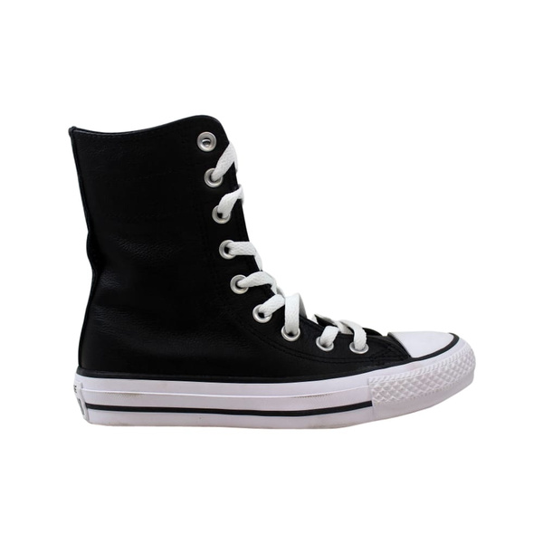 high rise black converse