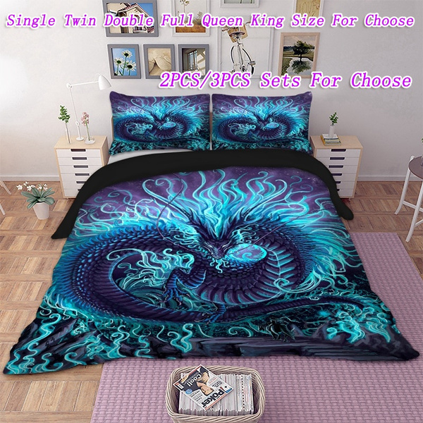 Animal 3pcs Duvet Cover Quilt, Cool Super King Size Bedspread