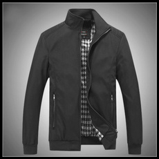 Casual Jackets, Slim Fit, Spring, Tops