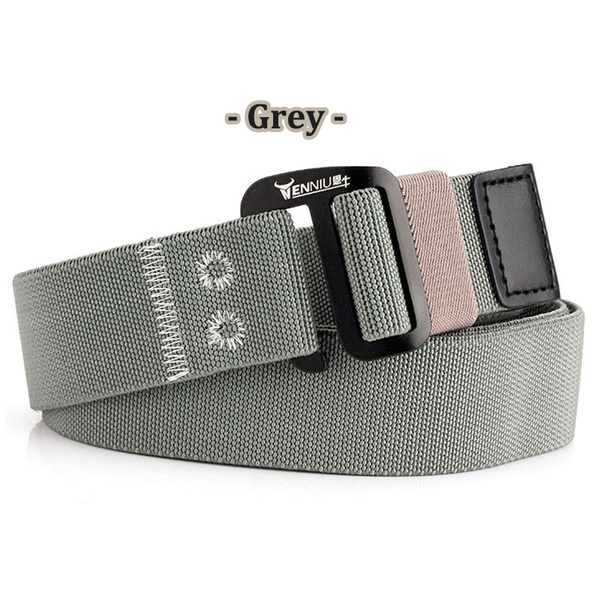 Sportmusies Tactical Nylon Web Belt - No Holes, Fully Adjustable, Low Profile Buckle, Fits Waist Under 42" - View #6