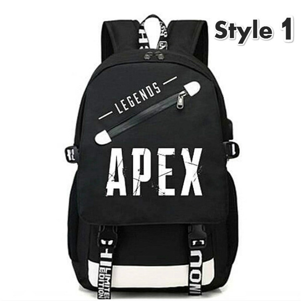 APEX LEGENDS Backpack School bag Kids Boys PC PS4 XBOX Games Luminous Book Bag 