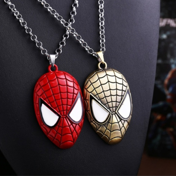 Spider-Man Mask Necklace