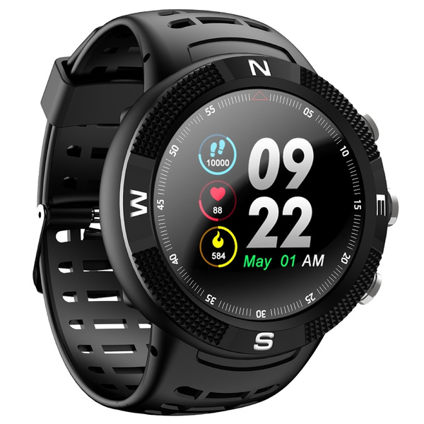 F18 Smartwatch Sport Bluetooth 4.2 IP68 Waterdicht Smart Watch GPS  Oproepbericht Herinnering Stappenteller Slaapmonitor | Wish