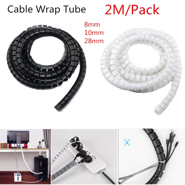 Wire Wrap Spiral Tube Storage Pipe Cord Protector Cable Organizer