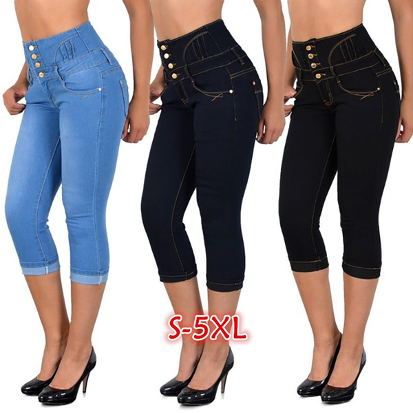 3 quarter jeans for ladies