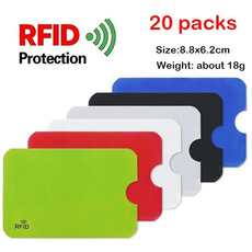 20 Pcs/Set  Rfid Blocking Sleeve Credit Card Protector Bank Business Card Holder Case