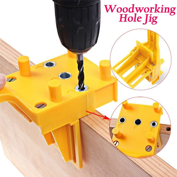 Handheld Dowel Jig Plastic Woodworking Jig Pocket Hole Jig Drilling