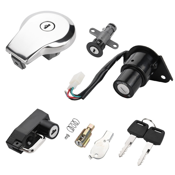 Motorcycle Ignition Switch Fuel Gas Cap Seat Lock Keys For Yamaha Motorcycle Ignition Switch Fuel Gas Cap Seat Lock Keys For Yamaha