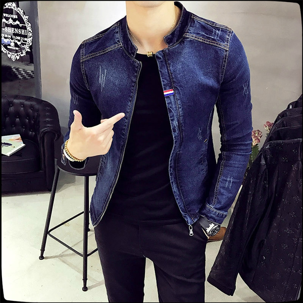 BE EDGY | Black Men's Denim Jacket | YOOX