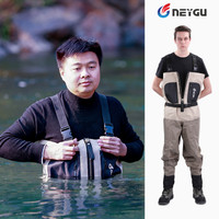 Neygu waterproof & breathable chest wader, fly fishing waders with