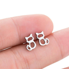 Steel, cute, Stainless Steel, stainless steel earrings