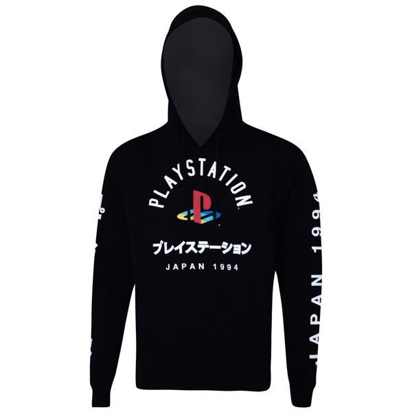 Playstation Japanese Logo Black Hoodie Sweatshirt Wish