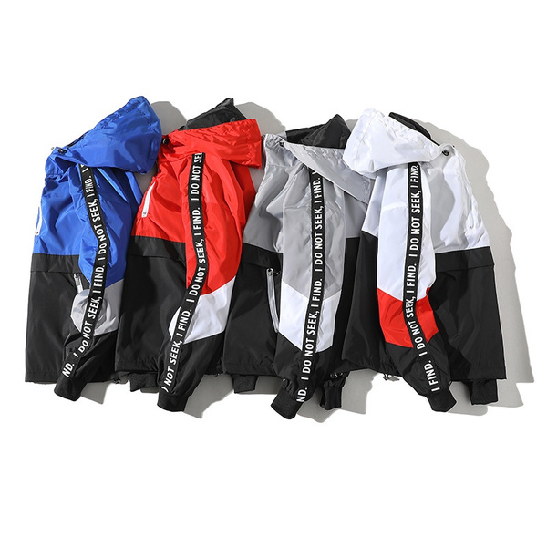 Mens pullover hooded waterproof lightweight sales windbreaker jackets