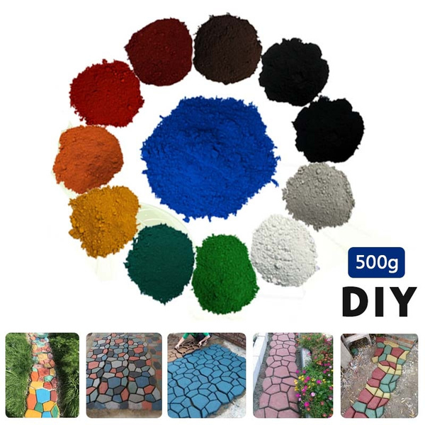 500g Multi colored Concrete 1LB Color Pigment Dye Cement Mortor Grout Plaster 