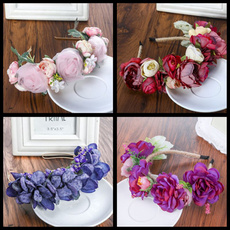 Flowers, Garland, springhairband, bridal accessories