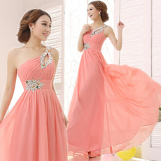 chiffon, Elegant, chiffon dress, Evening Dress