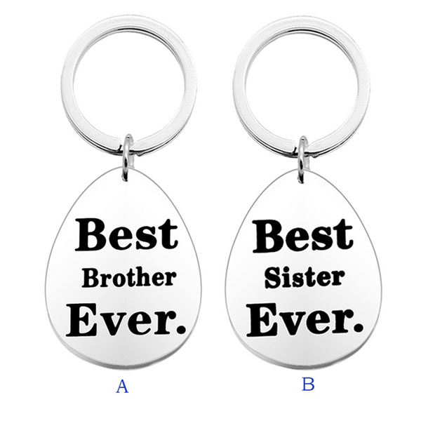 Brother and store sister keychains