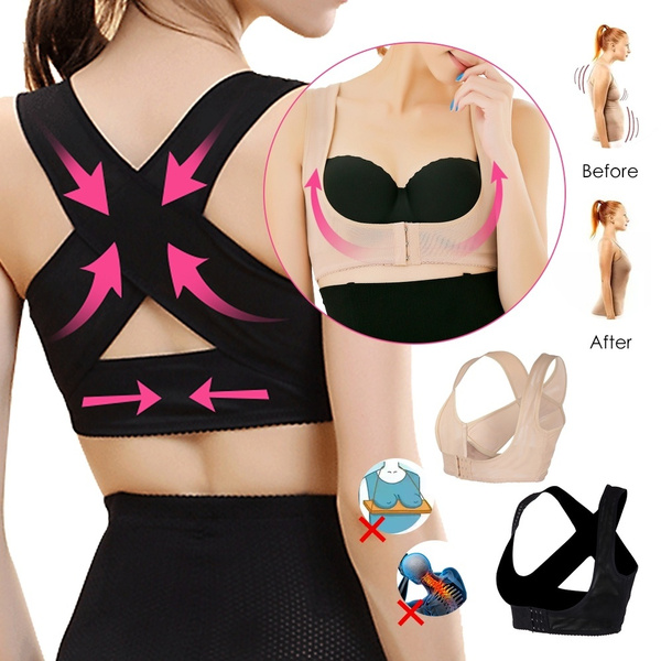 Posture Corrector for Women – Adjustable Chest Brace Support and