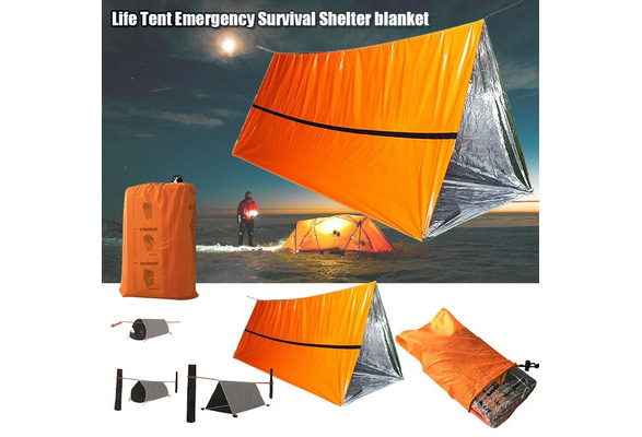 Lot of 3 Tube Tent Emergency Survival Camping Shelter 