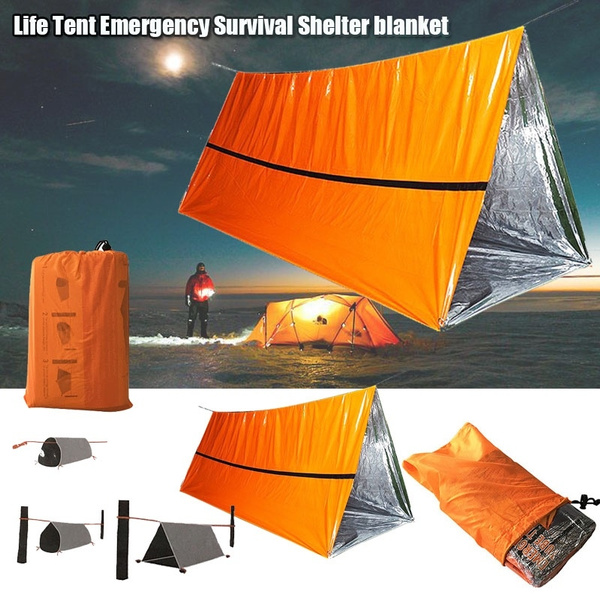 Tube Tent Emergency Survival Shelter for Avoid the Rain Snow Mosquito Bites Sports & Outdoors Camping Tents Portable Emergency Sleeping Bag Hanging Tents for Outdoor Smony